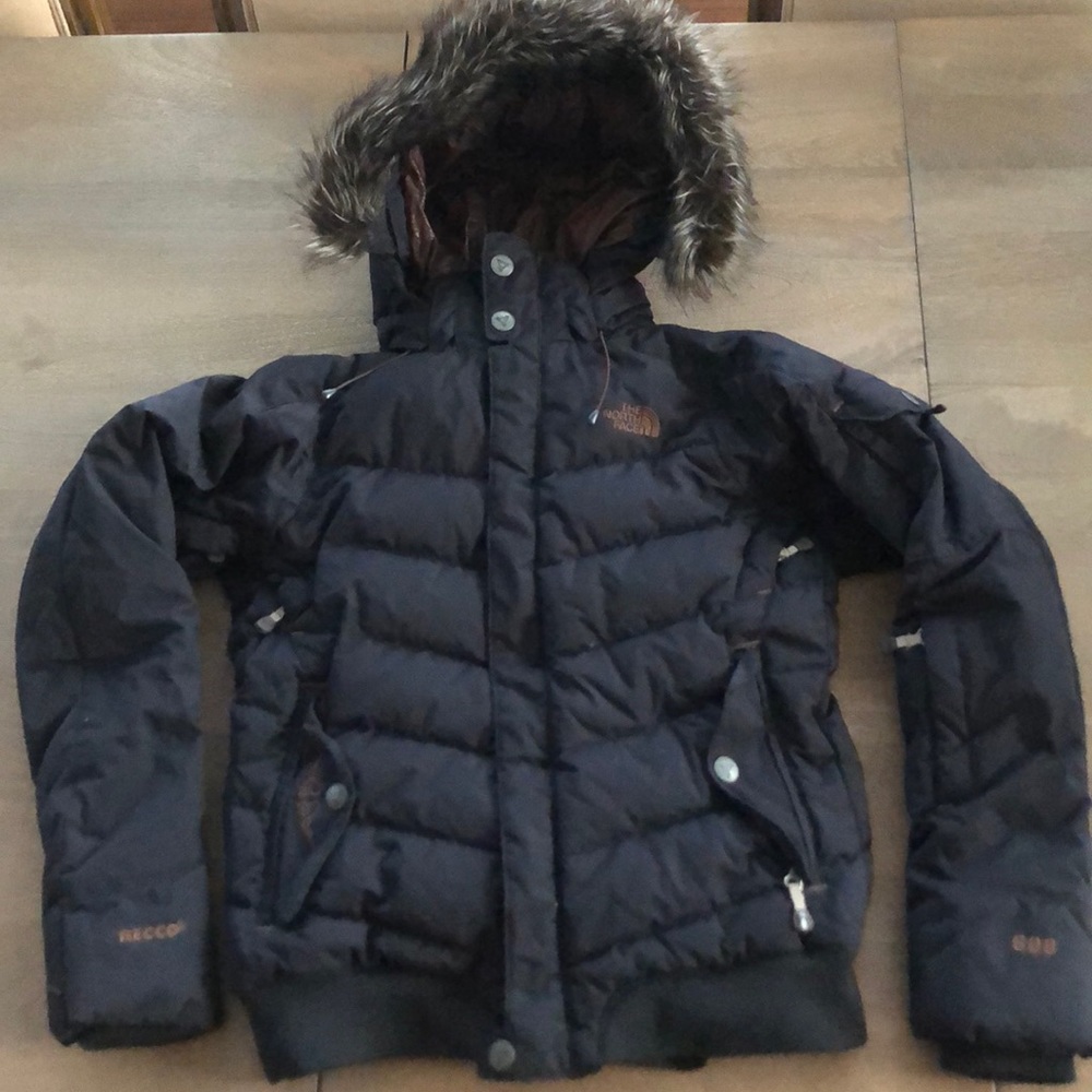 North Face Avalanche reflector down ski snowboard